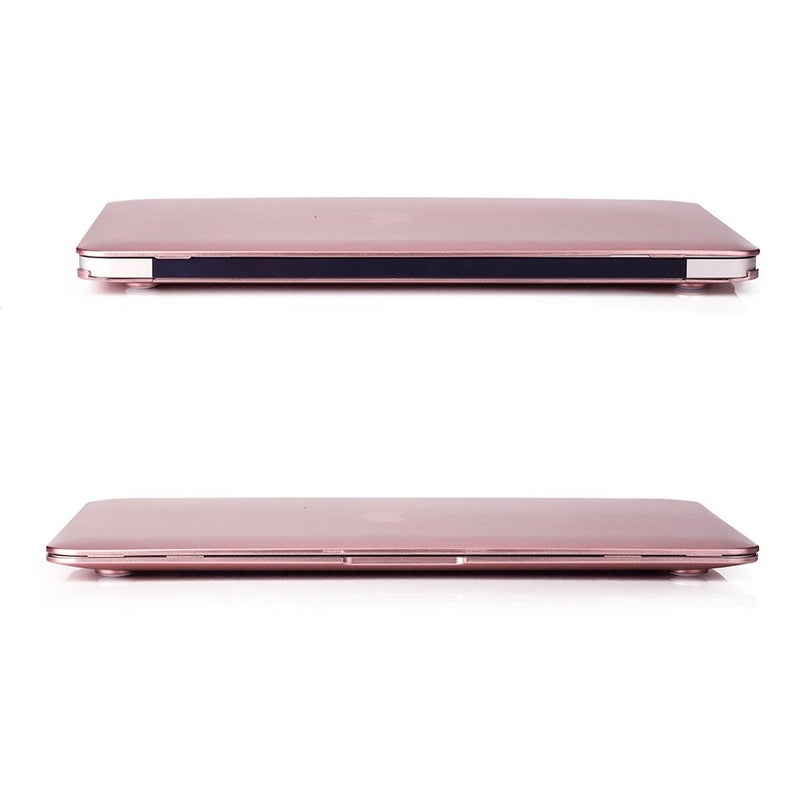 RUBAN Compatible with MacBook Air 11 Inch Case Model A1370 A1465, Soft Touch Plastic Hard Shell Case Bundle for Mac Air 11.6 (Rose Gold) - Image 3